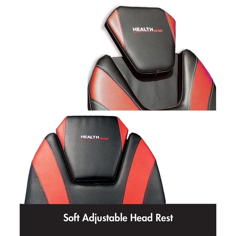Health Gear 6.9 Deluxe Inversion Table With Removeable Full Back Heat and Massage Pad