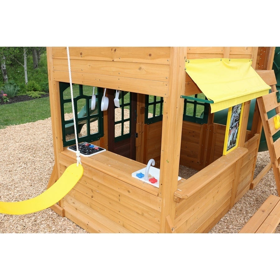 Charleston Lodge Wooden Swing Set