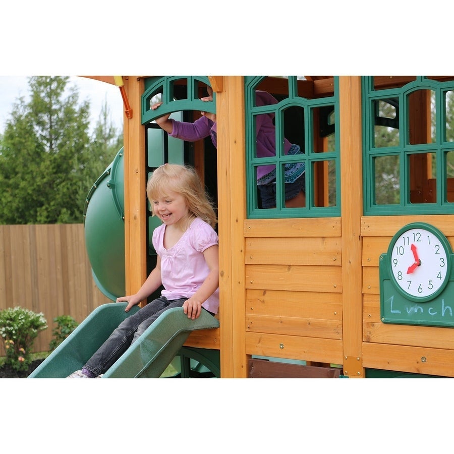 Charleston Lodge Wooden Swing Set