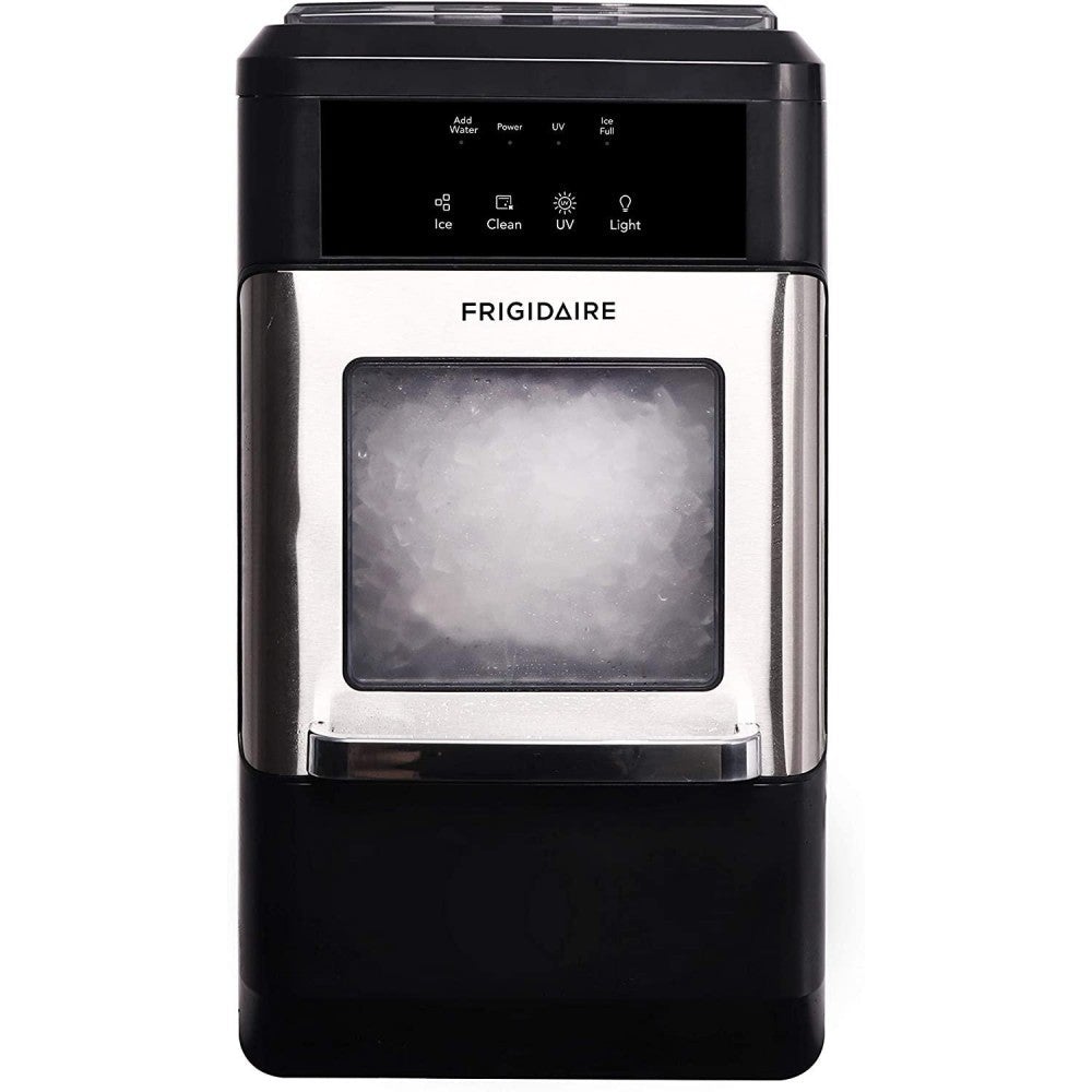 FRIGIDAIRE EFIC235-AMZ Countertop Crunchy Chewable Nugget Ice Maker, 44lbs per Day