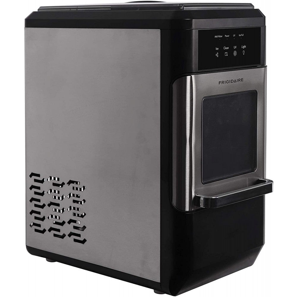 FRIGIDAIRE EFIC235-AMZ Countertop Crunchy Chewable Nugget Ice Maker, 44lbs per Day