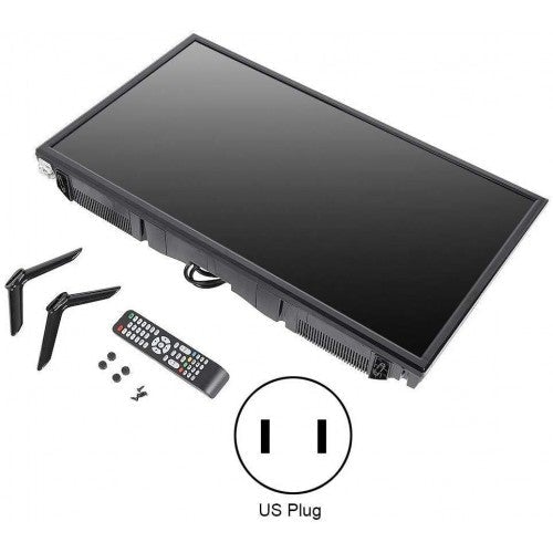 fo sa BCL-32A/3216D 43 Inch TV 4K HD LCD Smart TV Display 1920 1080, WiFi Home TV Supports HDMI/RJ15/AV/USB/HF Antennas/Computer Audio Input and Headphone Output(US Plug)