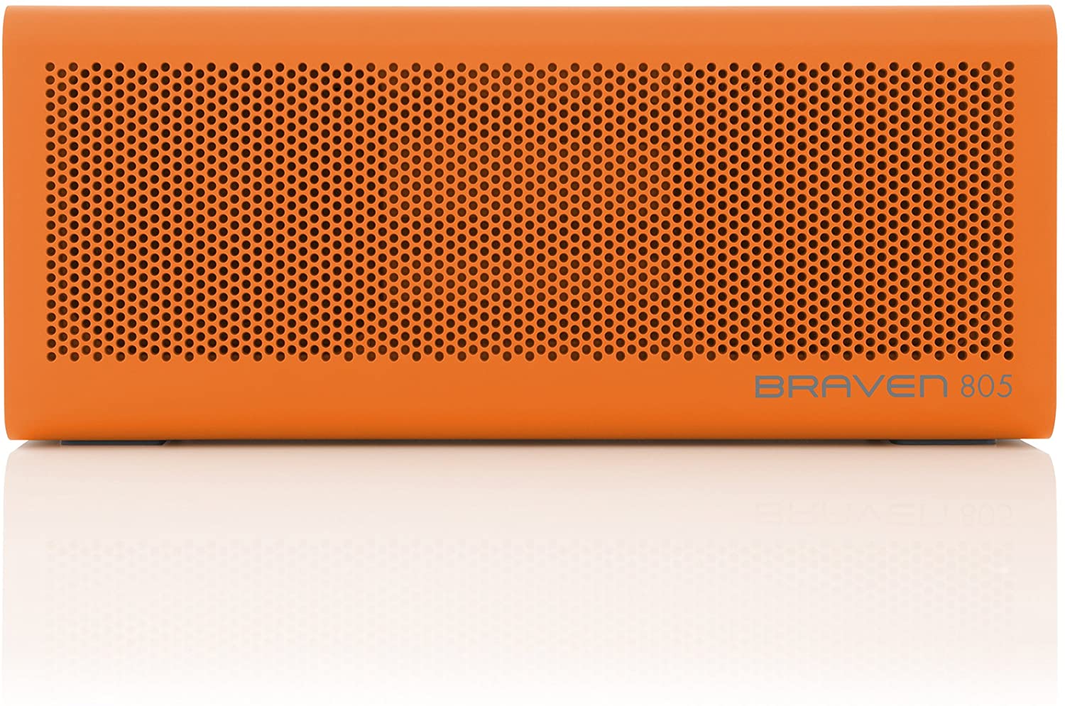 805 Portable Wireless Bluetooth Speaker [18 Hour Playtime] Built-in 4400 mAh Power Bank Charger – Orange/Gray