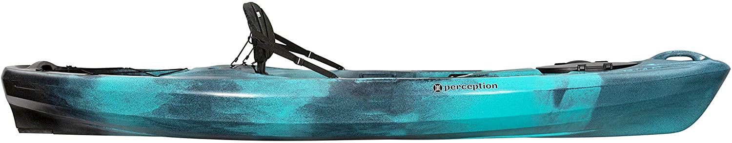 Perception Pescador 10 | Sit on Top Fishing Kayak with Front Storage Well | Large Rear Storage and Dual Rod Holders | 10'
