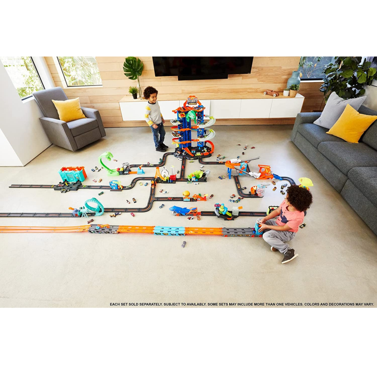 Hot Wheels City Robo T-Rex Ultimate Garage Multi-Level