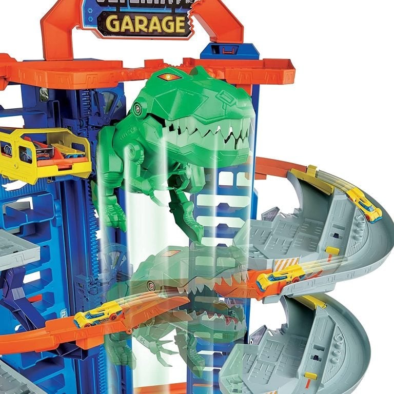 Hot Wheels City Robo T-Rex Ultimate Garage Multi-Level