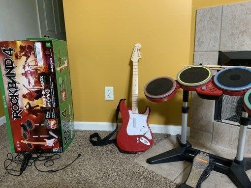 rock band 4 xbox one band in a box Target Limited Edition