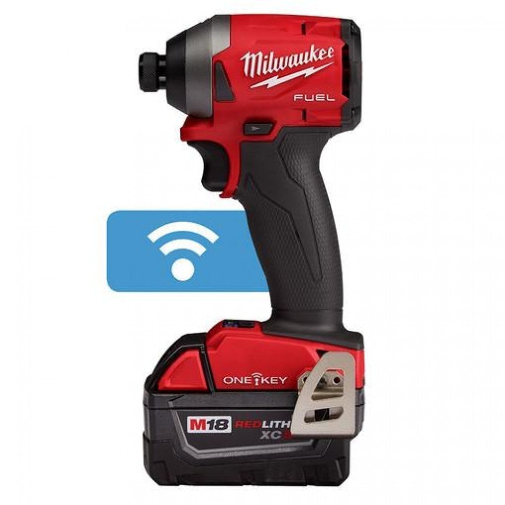 Milwaukee 2857-22 M18 FUEl 1/4′′ Hex Impact Driver with One Key XC Kit