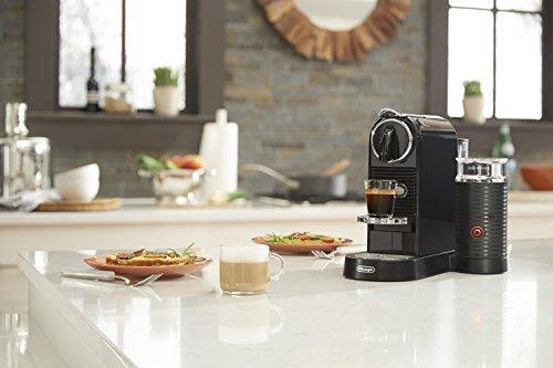 Nespresso Citiz Coffee and Espresso Machine by DeLonghi with Aeroccino, Black