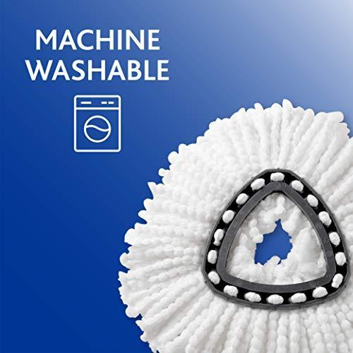 O-Cedar Easywring Microfiber Spin Mop & Bucket Floor Cleaning System with 3 Extra Refills