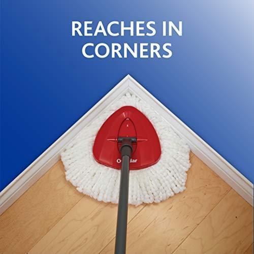 O-Cedar Easywring Microfiber Spin Mop & Bucket Floor Cleaning System with 3 Extra Refills