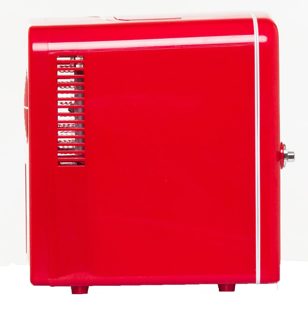 Frigidaire Portable Retro 6 Can Mini Personal Beverage Refrigerator,  EFMIS129, Red