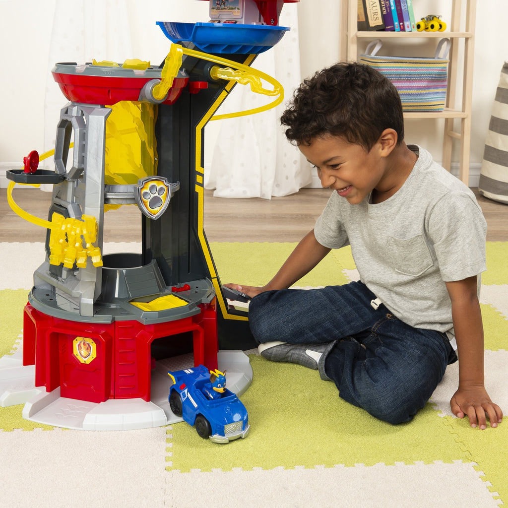 PAW Patrol, Mighty Pups Super PAWs Lookout Tower Playset with Lights and Sounds, Toy for Ages 3 and Up