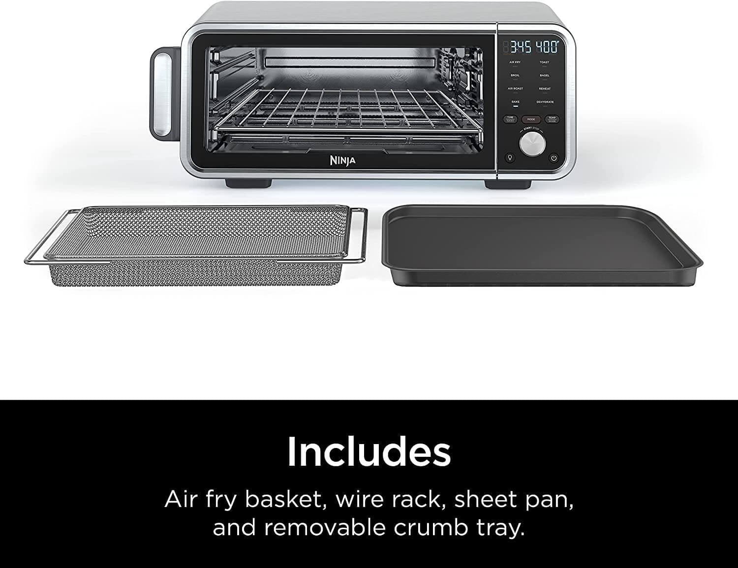 Ninja SP201 Foodi 8-in-1 Digital Air Fry Oven Pro, Countertop Oven