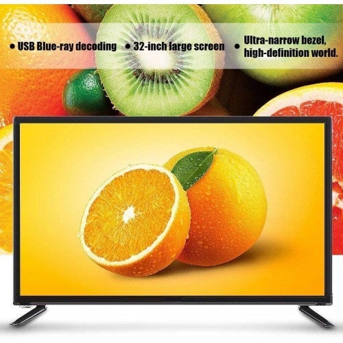 fo sa BCL-32A/3216D 43 Inch TV 4K HD LCD Smart TV Display 1920 1080, WiFi Home TV Supports HDMI/RJ15/AV/USB/HF Antennas/Computer Audio Input and Headphone Output(US Plug)