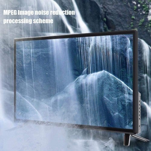 fo sa BCL-32A/3216D 43 Inch TV 4K HD LCD Smart TV Display 1920 1080, WiFi Home TV Supports HDMI/RJ15/AV/USB/HF Antennas/Computer Audio Input and Headphone Output(US Plug)