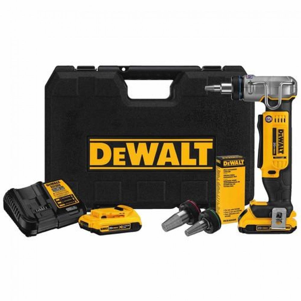 DeWalt DCE400D2 20V MAX 1′′ Pex Expander Tool Kit