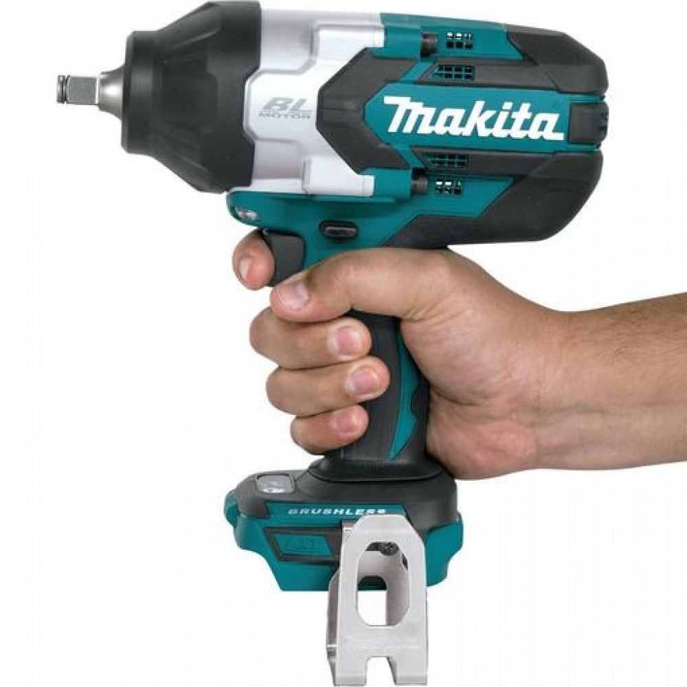 Makita XWT08Z 18V LXT Li-Ion Brushless High Torque 1/2′′ Sq. Drive Impact Wrench (Tool Only)
