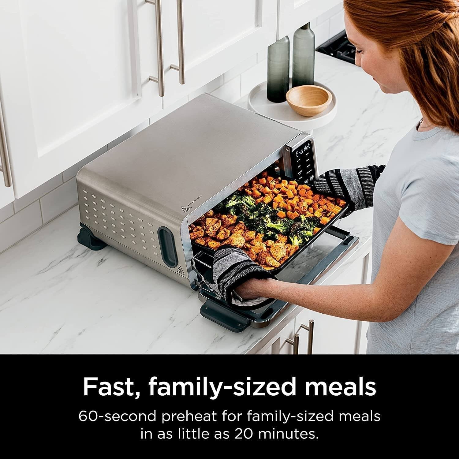 Ninja SP201 Foodi 8-in-1 Digital Air Fry Oven Pro, Countertop Oven
