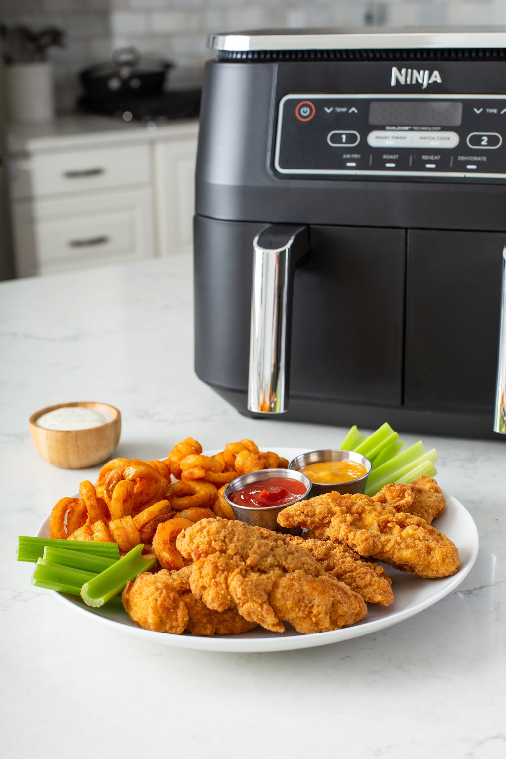 Ninja® Foodi® 4-in-1 8-qt. 2-Basket Air Fryer with DualZoneTM Technology