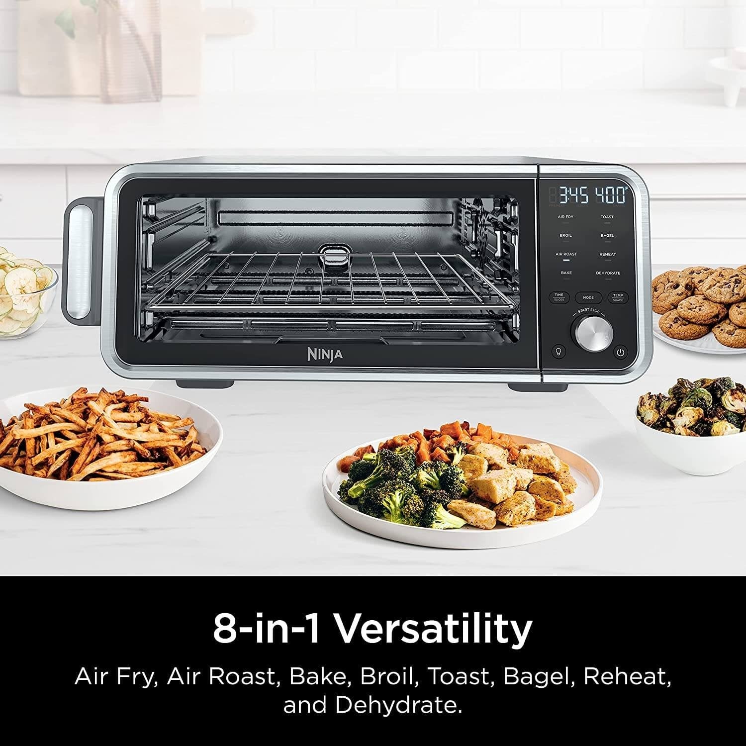 Ninja SP201 Foodi 8-in-1 Digital Air Fry Oven Pro, Countertop Oven