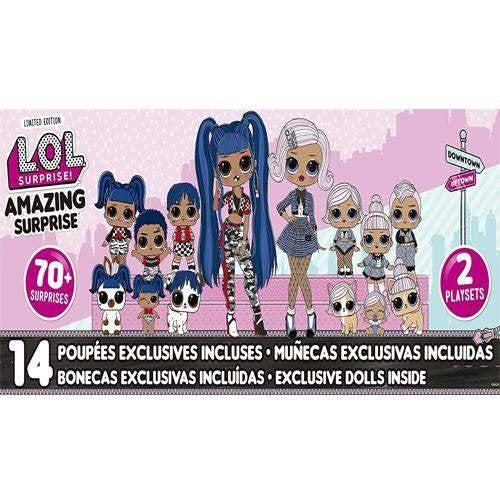 L.O.L. Surprise Amazing Surprise with 14 Dolls, 70+ Surprises & 2 Playset