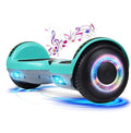 Hoverboard With Bluetooth Speaker Led Lights, 6.5inch Self Balancing Hover Board For Adults Kids Ages 6+ With Ul2272 Certified