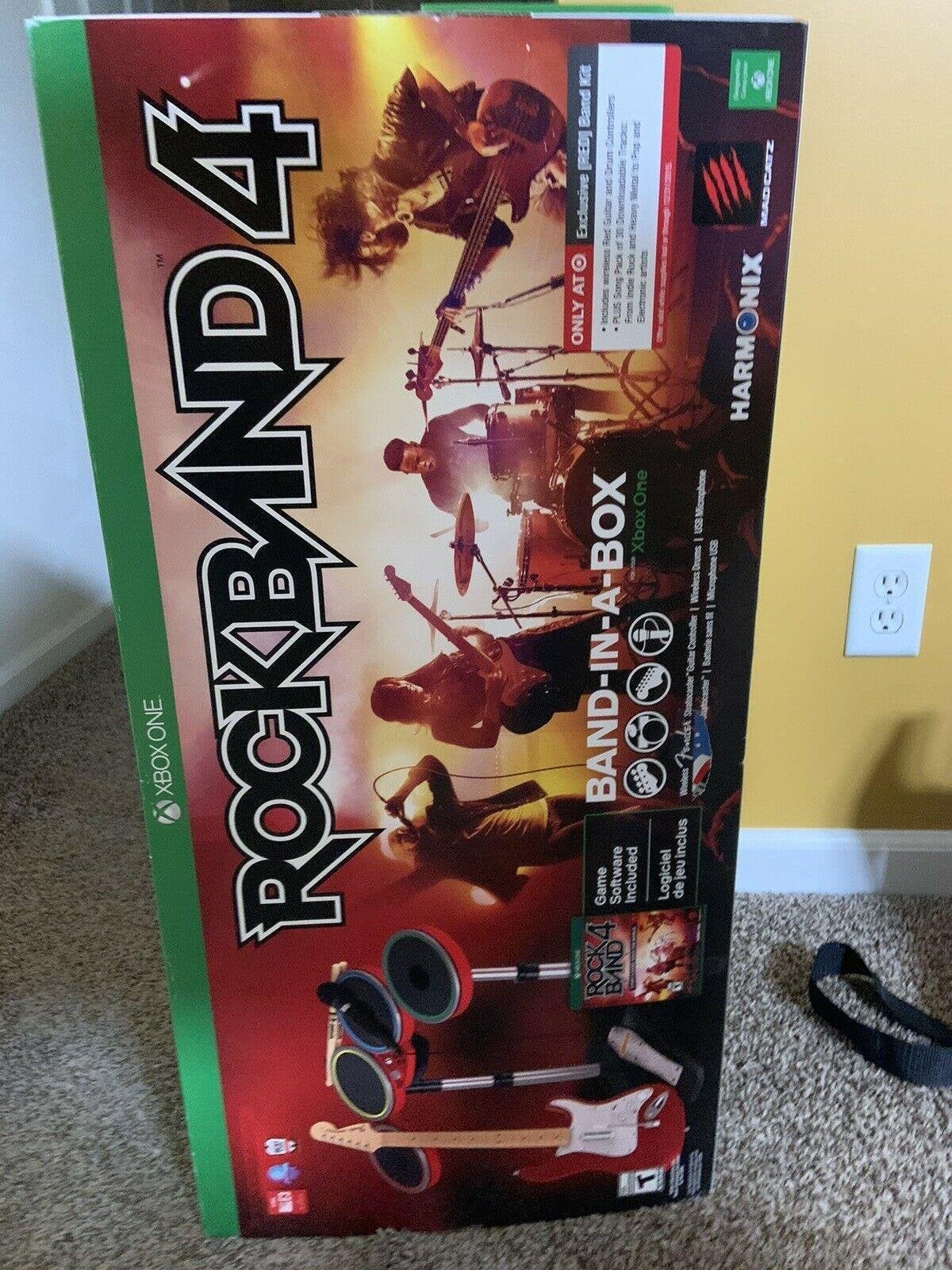 rock band 4 xbox one band in a box Target Limited Edition