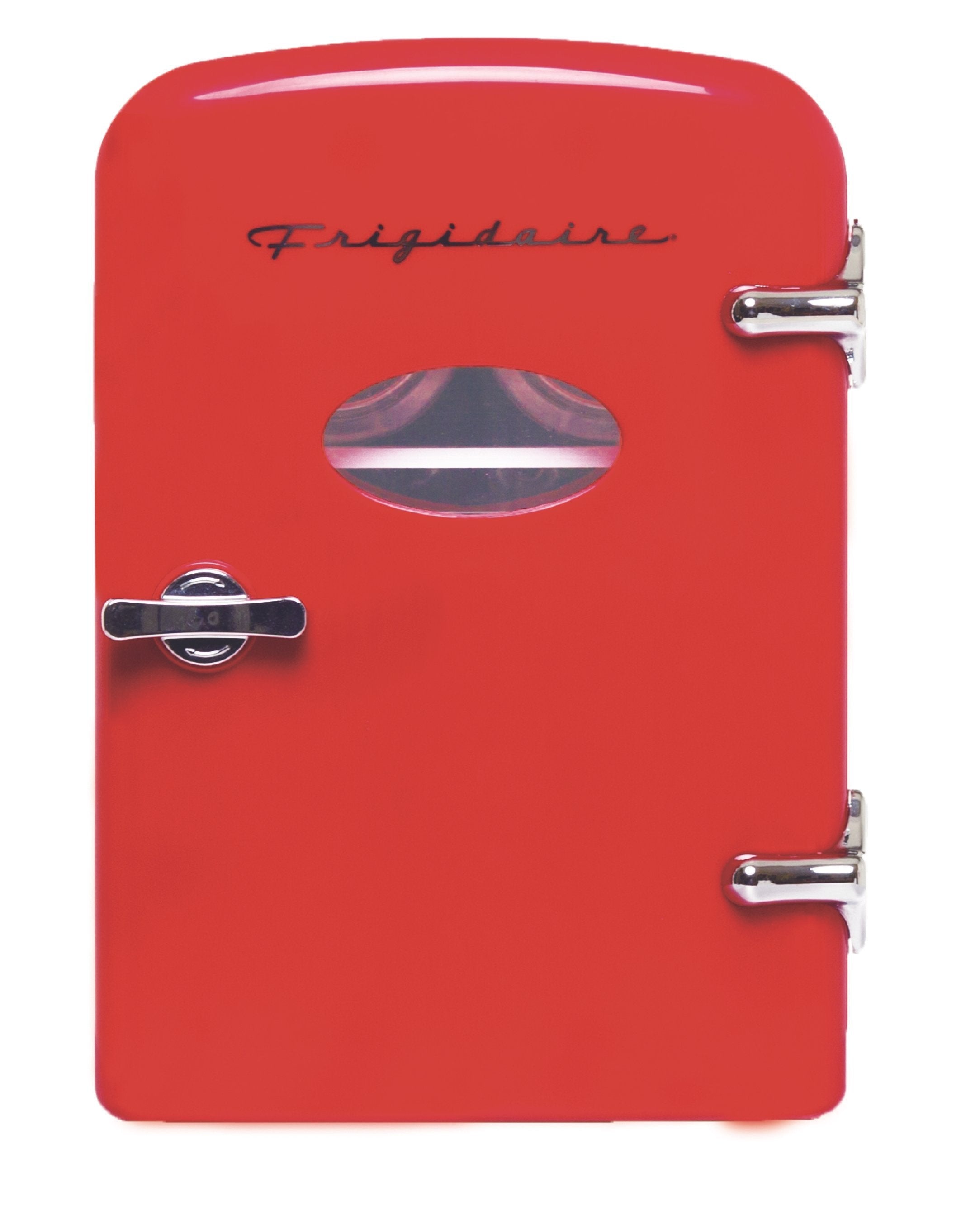 Frigidaire Portable Retro 6 Can Mini Personal Beverage Refrigerator,  EFMIS129, Red