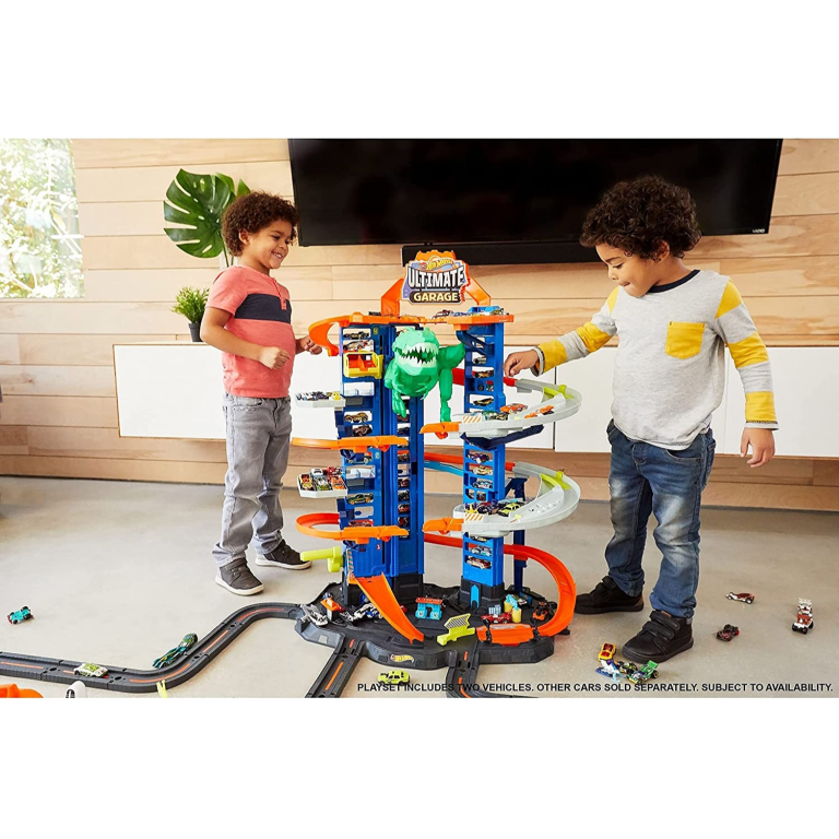 Hot Wheels City Robo T-Rex Ultimate Garage Multi-Level