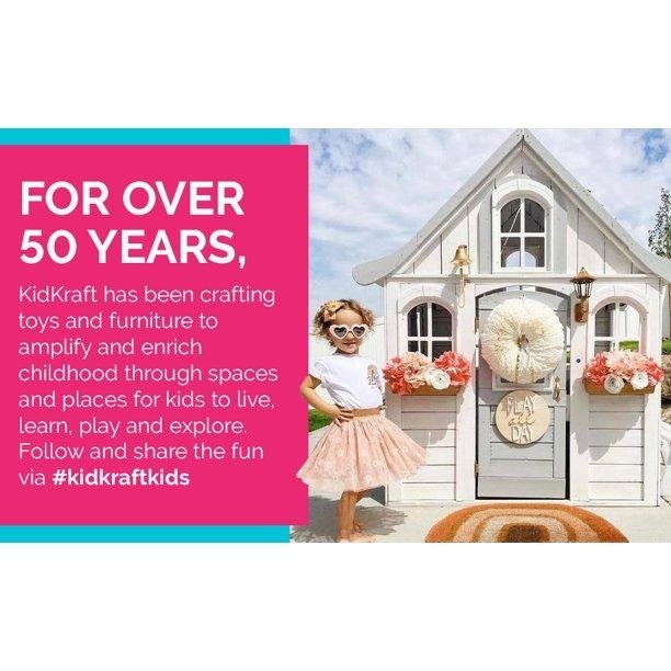 Kidkraft Greystone Cottage Playhouse with EZ Kraft Assembly