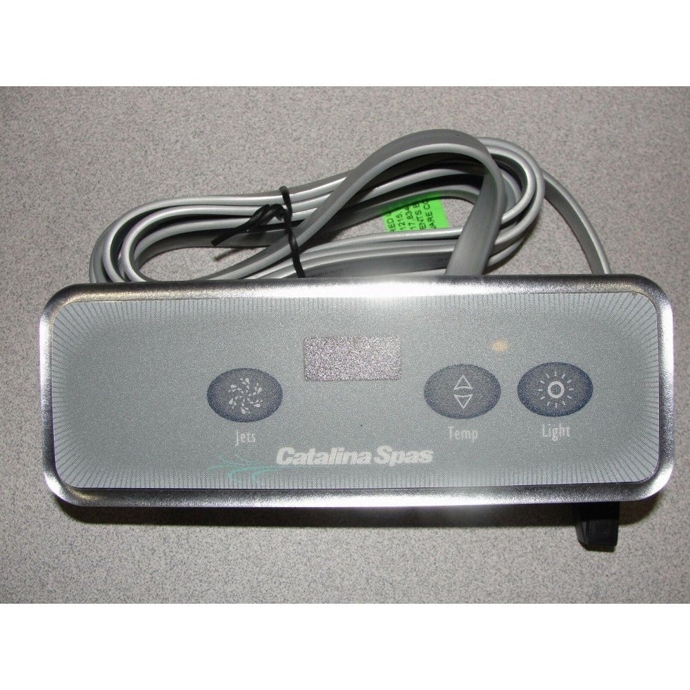 Catalina Spas Topside Control Panel Cat 75/100 S/N 51675