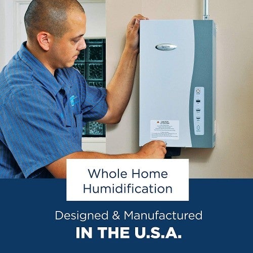 Aprilaire 800 Whole House Steam Humidifier, High Output Humidifier,White,6,200 sq. ft.