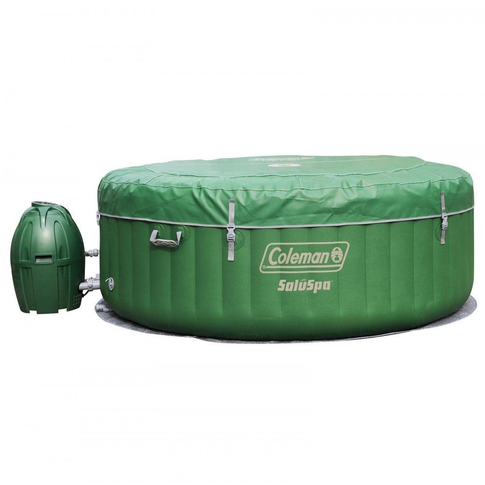 Coleman SaluSpa 90363E Inflatable Outdoor Spa Jacuzzi Bubble Massage Hot Tub