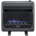 Bluegrass Living Bluegrass B30TPB-BB Vent Free Blue Flame  Space Heater with Blower and Base Feet-30,000, T-Stat Control, 30000 BTU, Black