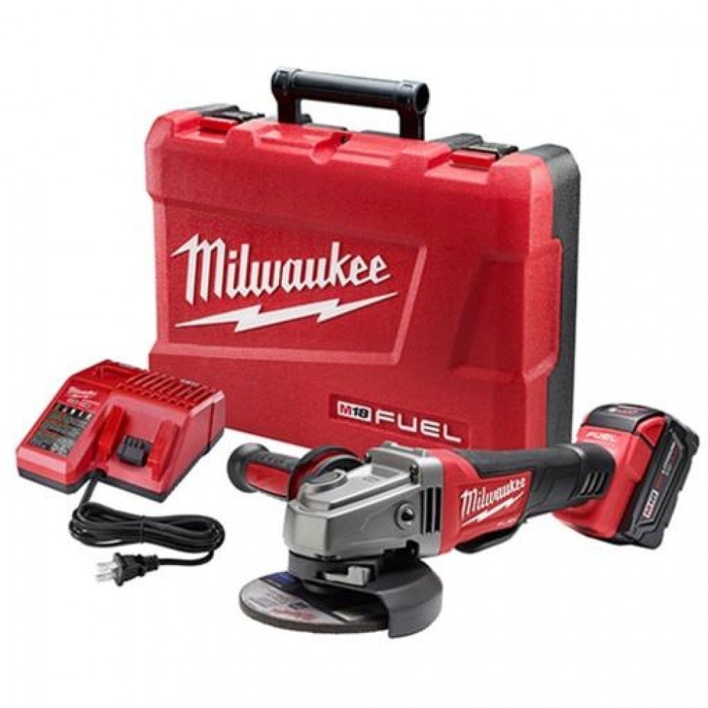 Milwaukee 2780-21 M18 FUEL 4-1/2 – 5′′ Grinder, Paddle Switch No-Lock w/ 1 Battery