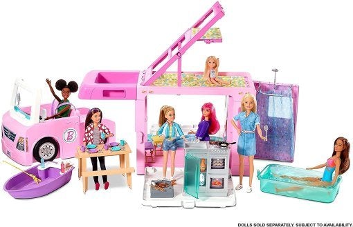 Barbie 3-in-1 Dream Camper Playset