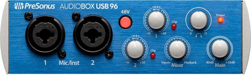 PreSonus AudioBox USB 96 2×2 USB Audio Interface